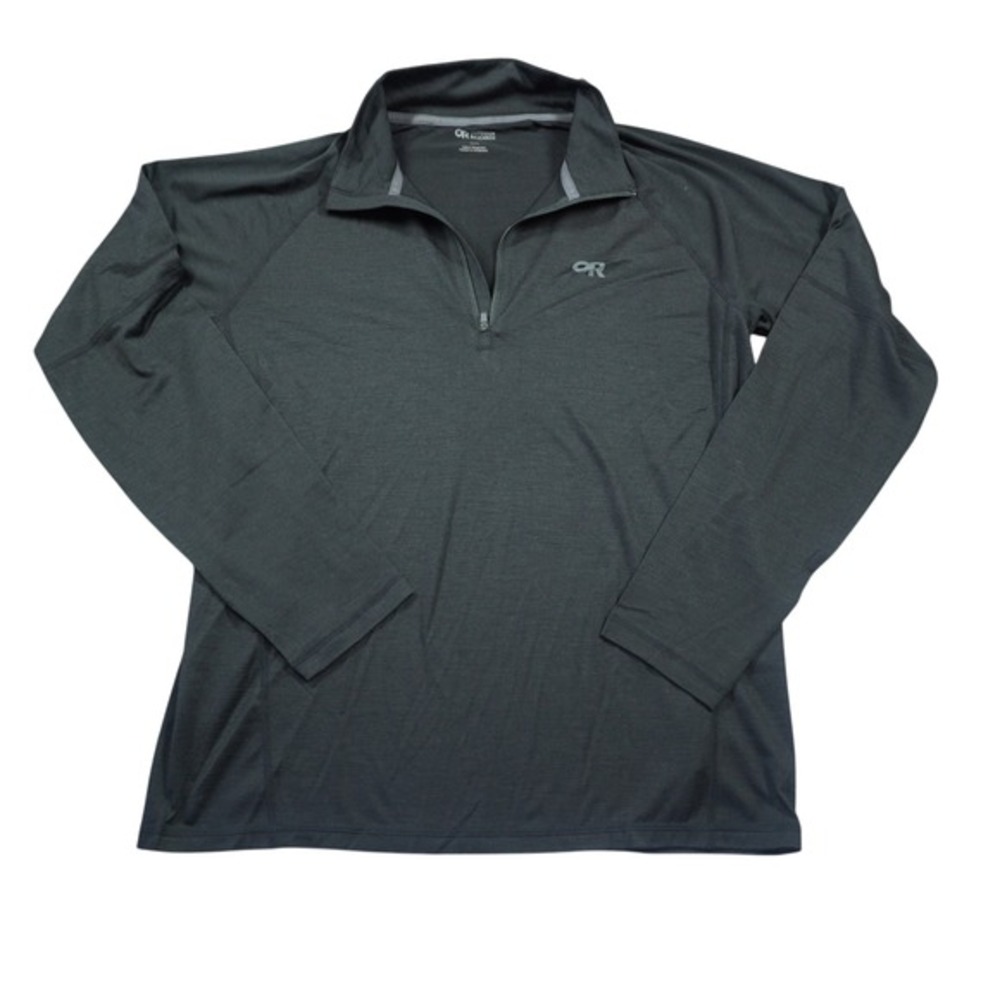 Outdoor Research Men's Black Quarter Zip NEW Gorpcore Alpine‎ Onset Merino 150